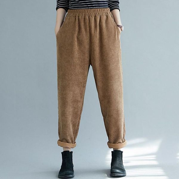 women casual pants arrival 2021 autumn winter vintage corduroy all-match loose female high waist straight trousers s2249 women's & capr, Black;white
women casual pants arrival 2021 autumn winter vintage corduroy all-match loose female high waist straight trousers s2249 women's & capr, Black;white