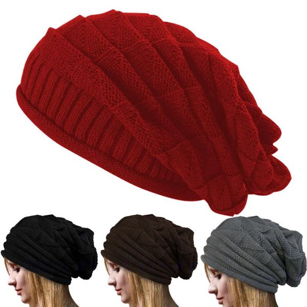 beanie/skull caps men women knit baggy beanie oversize winter hat ski slouchy cap skull wool warm beanies skully, Blue;gray
beanie/skull caps men women knit baggy beanie oversize winter hat ski slouchy cap skull wool warm beanies skully, Blue;gray