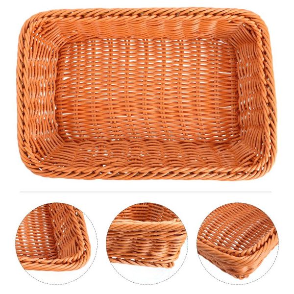 1pc woven fruit basket home bread holder simple storage brown decorative flowers & wreaths
1pc woven fruit basket home bread holder simple storage brown decorative flowers & wreaths
