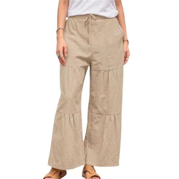 women's pants & capris vrouwen casual solid katoen linnen patchwork lange wijde pijpen broek nieuwe 2021zomer losse pocket trekkoord da, Black;white
women's pants & capris vrouwen casual solid katoen linnen patchwork lange wijde pijpen broek nieuwe 2021zomer losse pocket trekkoord da, Black;white