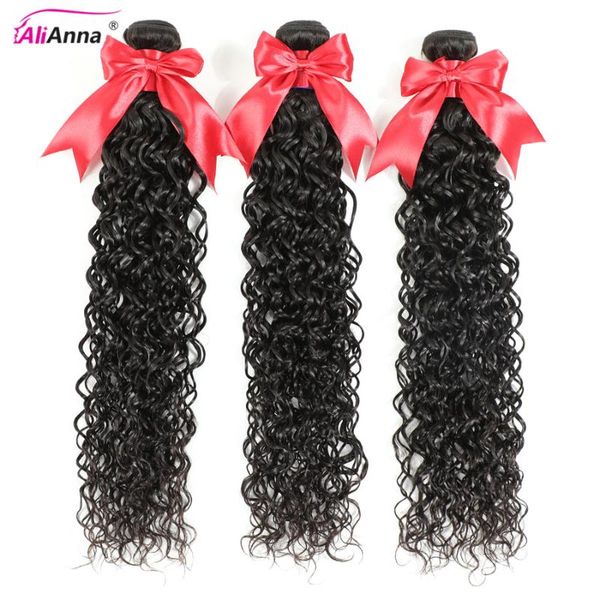 human hair bulks water wave bundles 30 inch peruvian alianna 100% remy extensions, Black
human hair bulks water wave bundles 30 inch peruvian alianna 100% remy extensions, Black