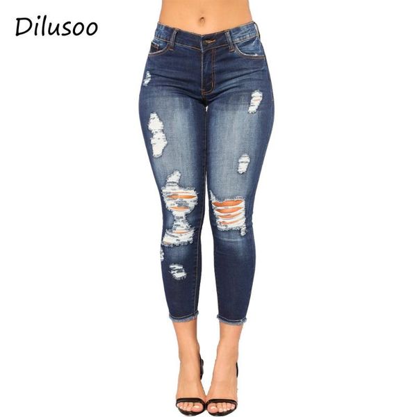 dilusoo women high elastic denim jeans holes pencil pants autumu rippde pocket ankle-length female 2021 casual lady women's, Blue
dilusoo women high elastic denim jeans holes pencil pants autumu rippde pocket ankle-length female 2021 casual lady women's, Blue