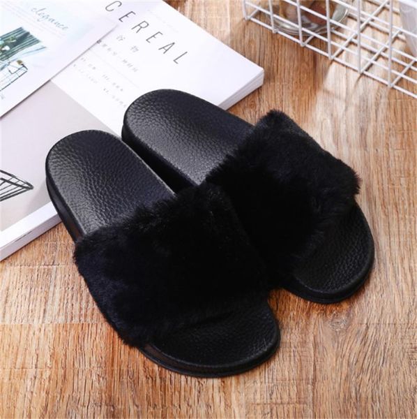 slippers 2021 casual slipper flip flop sandal womens zapatos mujer ladies slip on sliders fluffy faux fur flat size 36~40, Black
slippers 2021 casual slipper flip flop sandal womens zapatos mujer ladies slip on sliders fluffy faux fur flat size 36~40, Black