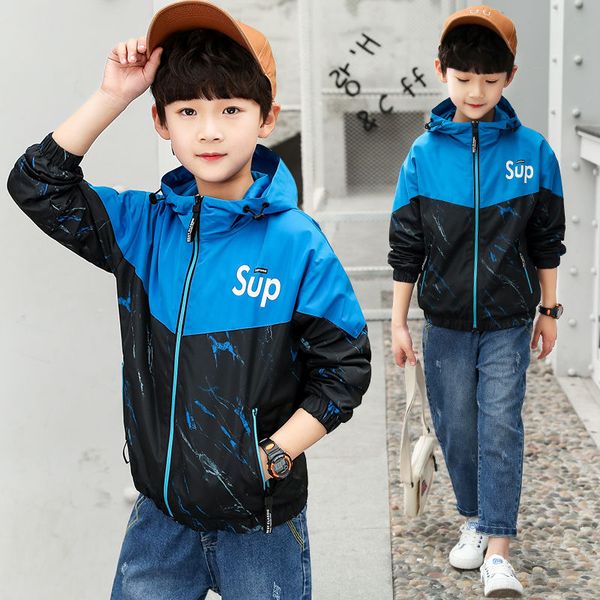 spring autumn boys jacket 4-15 years old childrens outwear pocket zipper hooded sports jacket for boys clothes kids windbreaker, Blue;gray
spring autumn boys jacket 4-15 years old childrens outwear pocket zipper hooded sports jacket for boys clothes kids windbreaker, Blue;gray