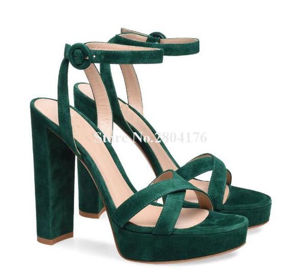 dress shoes summer fashion women open toe suede leather high platform chunky heel sandals green pink strap cross thick, Black
dress shoes summer fashion women open toe suede leather high platform chunky heel sandals green pink strap cross thick, Black
