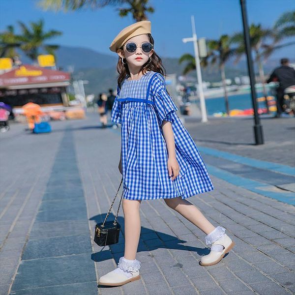 kids girls short sleeve plaid girl dress cotton 8 10 years summer outfit teen clothes, Red;yellow
kids girls short sleeve plaid girl dress cotton 8 10 years summer outfit teen clothes, Red;yellow