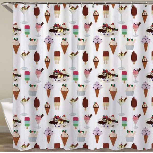 shower curtain,continuous delicious ice cream sorts arrangement,polyester fabric waterproof bath curtains hooks included - 72 x
shower curtain,continuous delicious ice cream sorts arrangement,polyester fabric waterproof bath curtains hooks included - 72 x