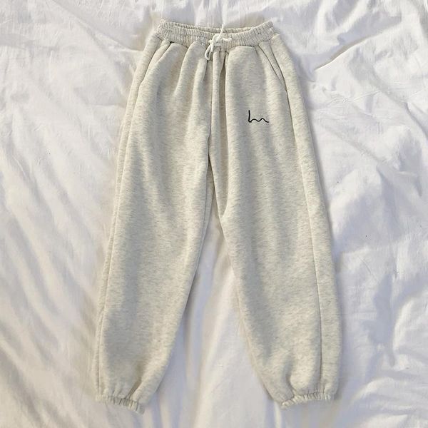 women's pants & capris autumn winter women sports korean fashion beige plus fleece sweatpants baggy 2021 high waist joggers gray trouse, Black;white
women's pants & capris autumn winter women sports korean fashion beige plus fleece sweatpants baggy 2021 high waist joggers gray trouse, Black;white