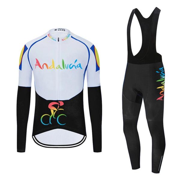 racing sets andalucia men's cycling jersey long sleeve set mtb bike clothing maillot ropa ciclismo hombre bicycle wear 20d gel bib pant, Black;blue
racing sets andalucia men's cycling jersey long sleeve set mtb bike clothing maillot ropa ciclismo hombre bicycle wear 20d gel bib pant, Black;blue