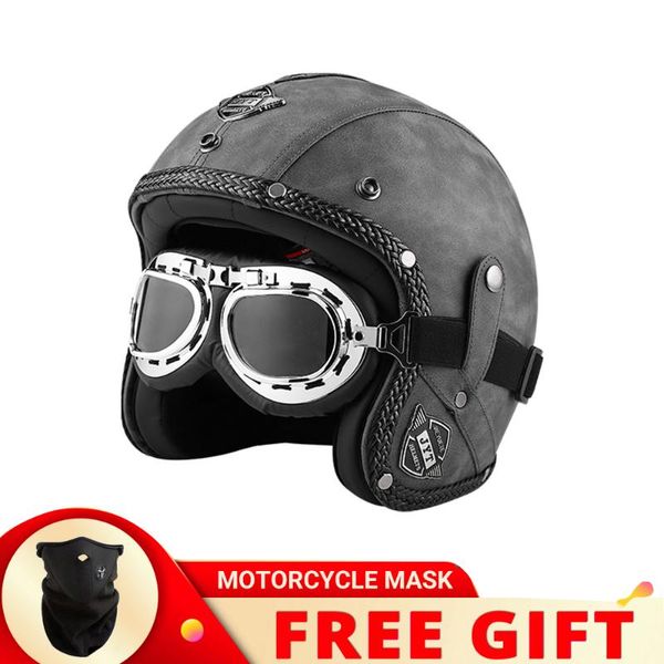 motorcycle helmets personalized vintage pu open face helmet retro cafe racer german man motocross 3/4 jet casco moto
motorcycle helmets personalized vintage pu open face helmet retro cafe racer german man motocross 3/4 jet casco moto