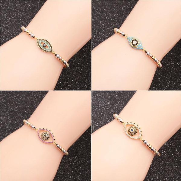 charm bracelets trendy turkish gold evil eye bracelet pave cz adjustable bangles female party jewelry for women lovers gift 2021, Golden;silver
charm bracelets trendy turkish gold evil eye bracelet pave cz adjustable bangles female party jewelry for women lovers gift 2021, Golden;silver