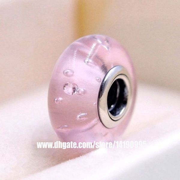 2pcs 925 sterling silver screw pink effervescence fizzle murano glass beads fit pandora charm bracelets & necklaces, Crystal
2pcs 925 sterling silver screw pink effervescence fizzle murano glass beads fit pandora charm bracelets & necklaces, Crystal