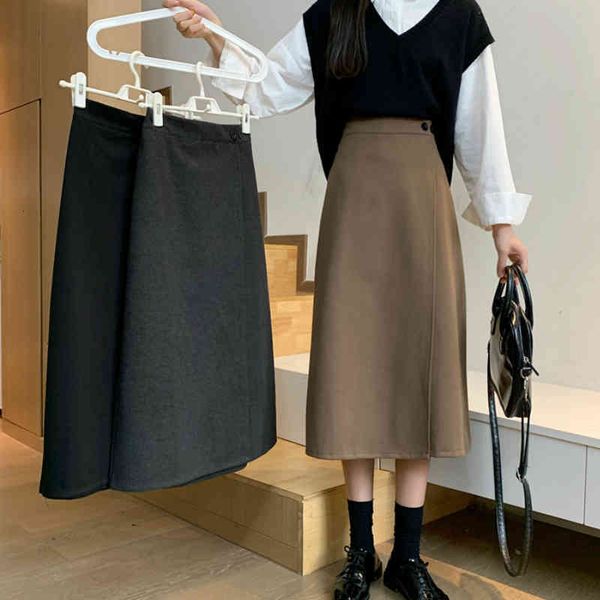 skirts skirts winter solid wool blend side split wrap patchwork a-line long s 5fc2, Black
skirts skirts winter solid wool blend side split wrap patchwork a-line long s 5fc2, Black