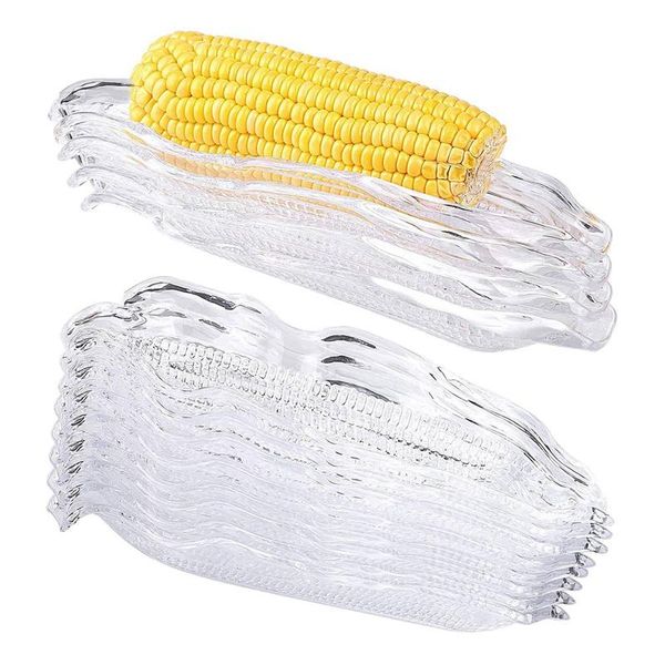 kitchen storage & organization 12 packs transparent plastic corn trays bbq barbecue on the cob holder serving dish in dinnerware sets
kitchen storage & organization 12 packs transparent plastic corn trays bbq barbecue on the cob holder serving dish in dinnerware sets