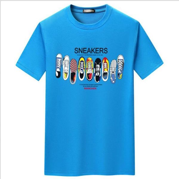 summer casual brand short-sleeved loose t-shirts men's fashion printing o-neck cotton tees homme ba54, White;black
summer casual brand short-sleeved loose t-shirts men's fashion printing o-neck cotton tees homme ba54, White;black