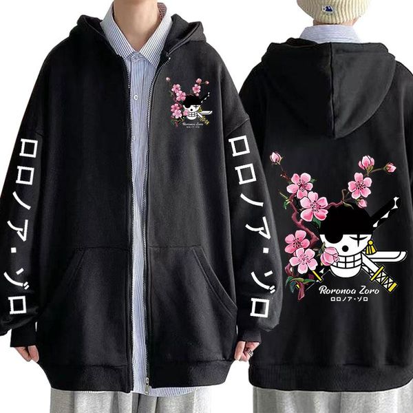 men's hoodies & sweatshirts anime one piece zipper hoodie autumn winter fleece tracksuit casua mens sweatshirt roronoa zoro fashion pul, Black
men's hoodies & sweatshirts anime one piece zipper hoodie autumn winter fleece tracksuit casua mens sweatshirt roronoa zoro fashion pul, Black
