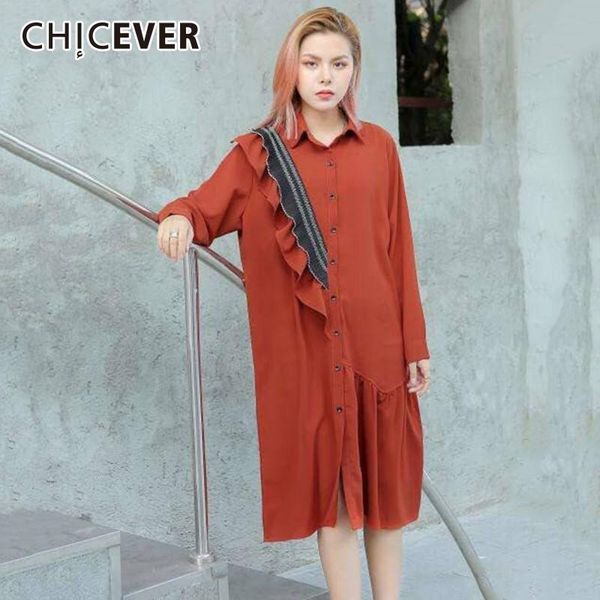 casual dresses chicever patchwork ruffles women's female lapel long sleeve hit colors midi dress for women spring clothes, Black;gray
casual dresses chicever patchwork ruffles women's female lapel long sleeve hit colors midi dress for women spring clothes, Black;gray