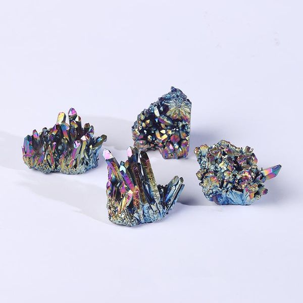 decorative objects & figurines natural colorful crystal cluster electroplated mineral specimen healing stone home decoration handicraft orna
decorative objects & figurines natural colorful crystal cluster electroplated mineral specimen healing stone home decoration handicraft orna