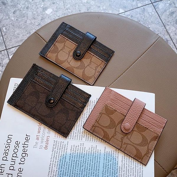 card holders small business wallet holder simple personality retro self-cultivation cute mini multi-card fashion, Brown;gray
card holders small business wallet holder simple personality retro self-cultivation cute mini multi-card fashion, Brown;gray