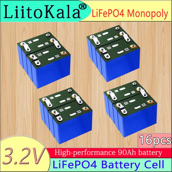 16pcs liitokala grade a 3.2v 90ah lifepo4 battery cell for diy 12v 24v 48v rv pack solar eu us tax ups or fedex
16pcs liitokala grade a 3.2v 90ah lifepo4 battery cell for diy 12v 24v 48v rv pack solar eu us tax ups or fedex