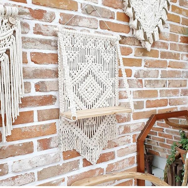 tapestries boho plant shelf wall hanging tapestry macrame art hand made dyed lace fabric 2021 tassel home decoration
tapestries boho plant shelf wall hanging tapestry macrame art hand made dyed lace fabric 2021 tassel home decoration
