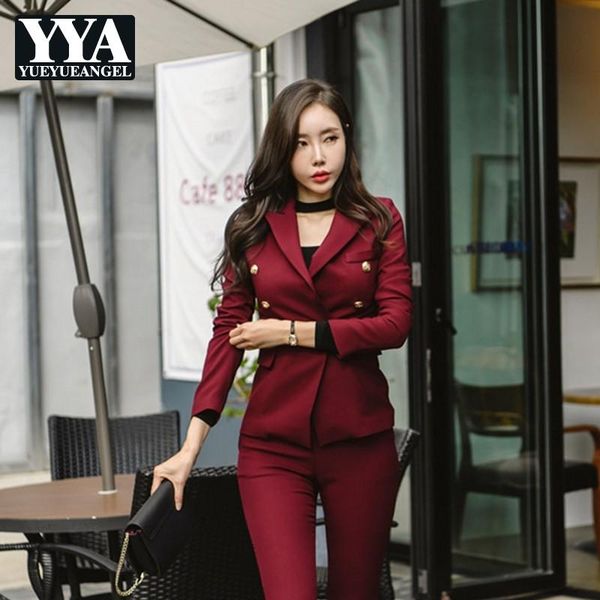 winter office lady suits double breasted two piece set blazer + pants elegant women slim fit business work suit female women's, White
winter office lady suits double breasted two piece set blazer + pants elegant women slim fit business work suit female women's, White