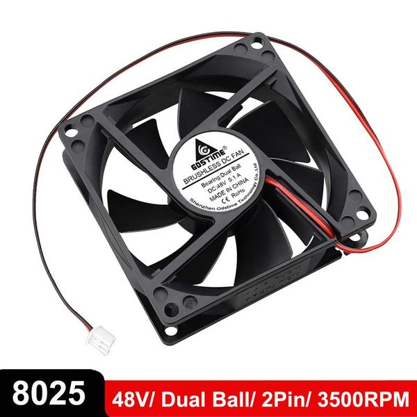 pcs/lot gdstime 80mm x 25mm 8cm 8025 axial cooler fan dc 48v 2pin dual ball brushless pc computer heatsink cooling fans & coolings
pcs/lot gdstime 80mm x 25mm 8cm 8025 axial cooler fan dc 48v 2pin dual ball brushless pc computer heatsink cooling fans & coolings