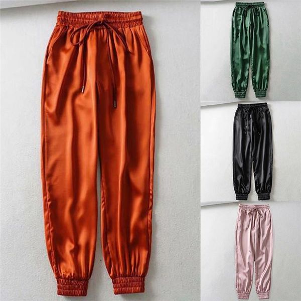 women's pants & capris 2021 spring and autumn european american elastic waist small leg slip, Black;white
women's pants & capris 2021 spring and autumn european american elastic waist small leg slip, Black;white