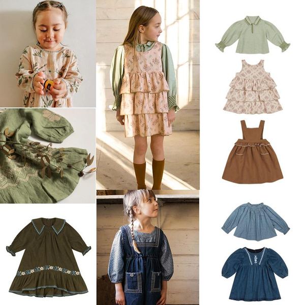 girl's dresses 2021 spring girls dress apo brand embroidery flowers princess baby blouse children long sleeve outwear kids clothes, Red;yellow
girl's dresses 2021 spring girls dress apo brand embroidery flowers princess baby blouse children long sleeve outwear kids clothes, Red;yellow