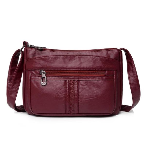 evening bags women messenger bag summer style fashion shoulder 2021 super soft leather crossbody for 4 pockets sac a main