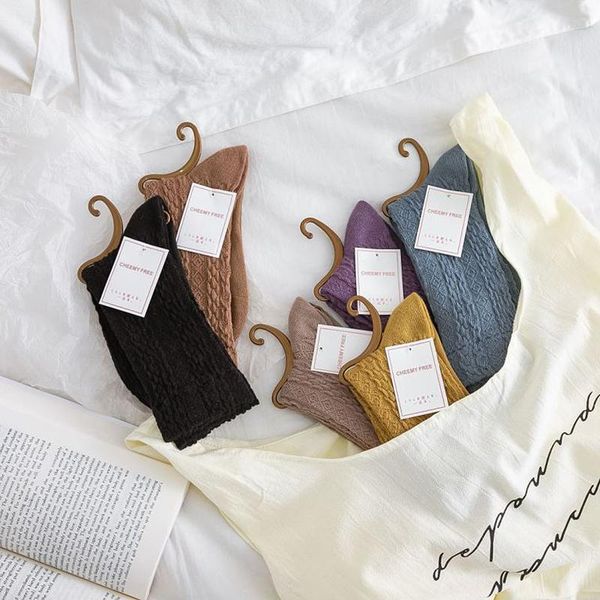 japanese harajuku retro socks for women cotton loose high school girls korean style knitting solid color long designer art sock & hosiery, Black;white
japanese harajuku retro socks for women cotton loose high school girls korean style knitting solid color long designer art sock & hosiery, Black;white