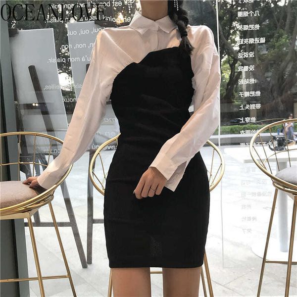 spring autumn bodycon dress black white contrast color vestidos vintage high waist fashion mini dresses 15534 210415, Black;gray
spring autumn bodycon dress black white contrast color vestidos vintage high waist fashion mini dresses 15534 210415, Black;gray