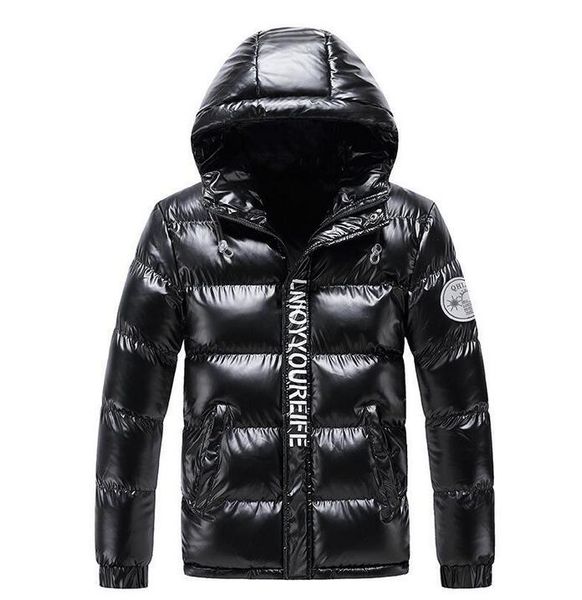 men's down & parkas -20 degree puffer jackets winter letter print jacket male bright waterproof padded hooded men fluffy bubble coat, Black
men's down & parkas -20 degree puffer jackets winter letter print jacket male bright waterproof padded hooded men fluffy bubble coat, Black