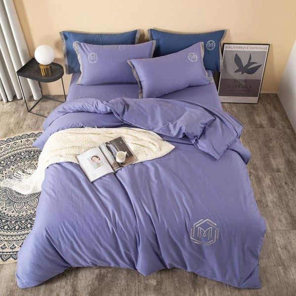 bedding sets michiko modern simple set solid color all cotton stitching embroidery four piece
bedding sets michiko modern simple set solid color all cotton stitching embroidery four piece