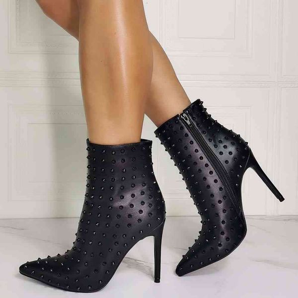boots arrival female pointed toe punk ankle rivet brand designer autumn boots women high heels party shoes woman 31by, Black
boots arrival female pointed toe punk ankle rivet brand designer autumn boots women high heels party shoes woman 31by, Black