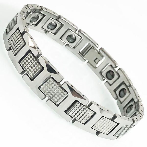 link, chain men women gold plated black color tungsten steel bracelets health benefit hematite magnetic therapy bangles jewelry friend gift
link, chain men women gold plated black color tungsten steel bracelets health benefit hematite magnetic therapy bangles jewelry friend gift