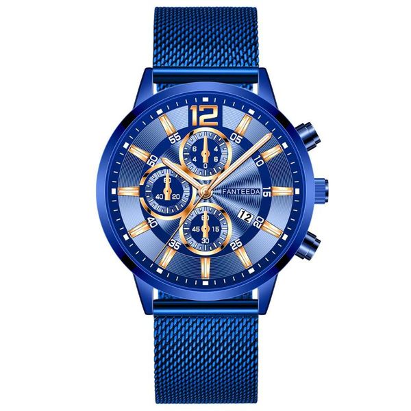 wristwatches relogio masculino men's fashion casual calendar watches stainless steel mesh band watch men business luminous quartz wrist, Slivery;brown
wristwatches relogio masculino men's fashion casual calendar watches stainless steel mesh band watch men business luminous quartz wrist, Slivery;brown