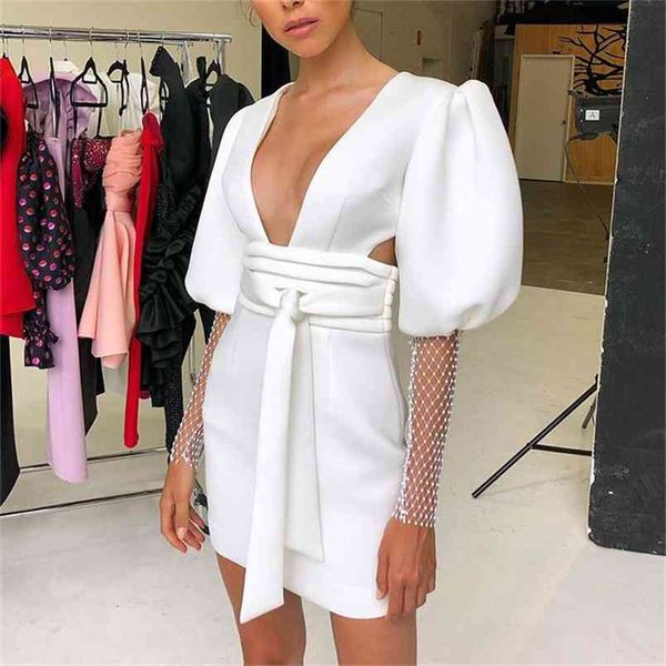 women dress bodycon vintage puff sleeve backless fashion party club celebrity summer v neck clothes 210515, Black;gray
women dress bodycon vintage puff sleeve backless fashion party club celebrity summer v neck clothes 210515, Black;gray