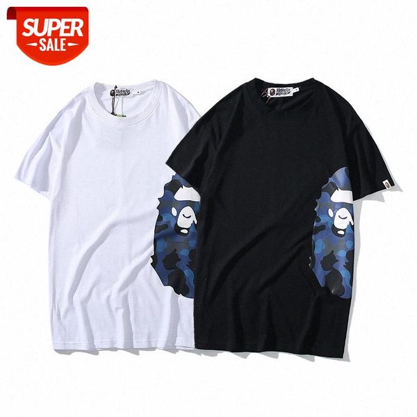 summer japanese tide brand sideways blue great ape man printed cotton bottoming short-sleeved t-shirt #wl3y, White;black
summer japanese tide brand sideways blue great ape man printed cotton bottoming short-sleeved t-shirt #wl3y, White;black