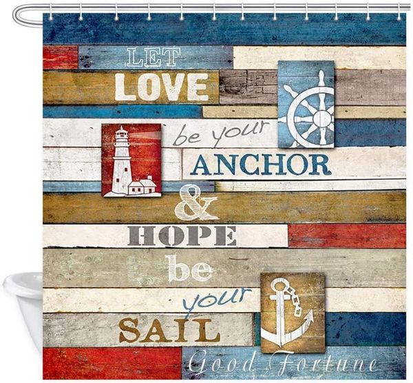 shower curtains nautical decor, inspirational motto of rustic wood panels, waterproof polyester fabric curtain bathroom décor
shower curtains nautical decor, inspirational motto of rustic wood panels, waterproof polyester fabric curtain bathroom décor