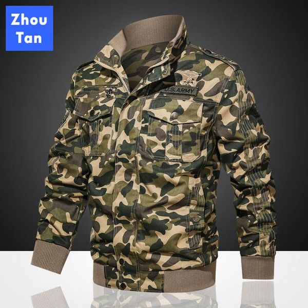 men's spring autumn jacket zipper regular stand collar standard thickness long sleeve bomber male tactical camouflage coat jackets, Black;brown
men's spring autumn jacket zipper regular stand collar standard thickness long sleeve bomber male tactical camouflage coat jackets, Black;brown