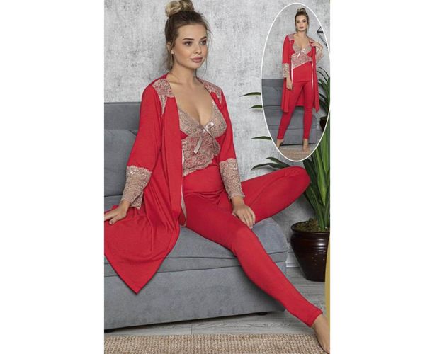 women's sleepwear women nightgown dressing gown pajamas tights suit lace cotton thin soft underwear comfortable on bed 3 pieces all siz, Black;red
women's sleepwear women nightgown dressing gown pajamas tights suit lace cotton thin soft underwear comfortable on bed 3 pieces all siz, Black;red