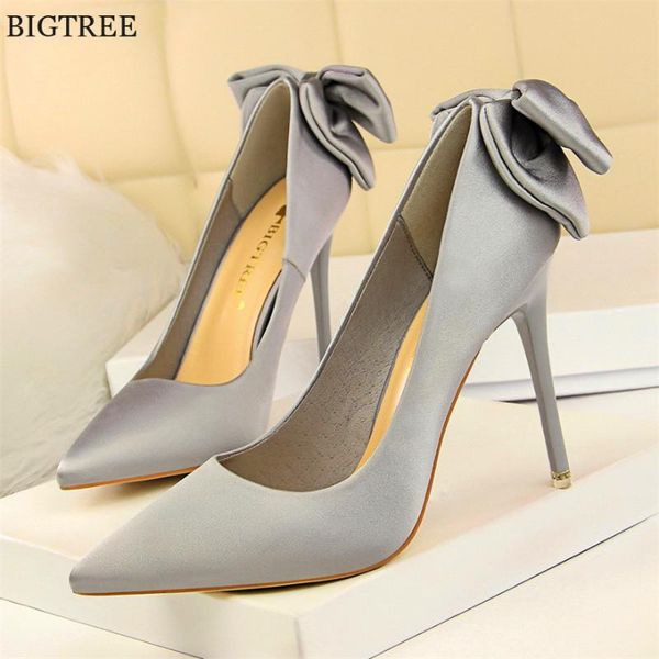 dress shoes solid silk sweet butterfly-knot women 2021 arrival pointed toe high heels shallow women's fashion wedding, Black
dress shoes solid silk sweet butterfly-knot women 2021 arrival pointed toe high heels shallow women's fashion wedding, Black
