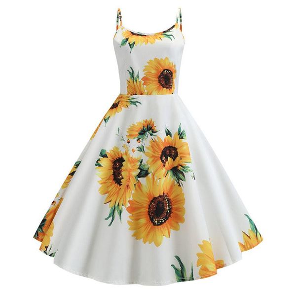 casual dresses spaghetti strap swing vintage rockabilly floral summer beach dress women white boho sunflower midi, Black;gray
casual dresses spaghetti strap swing vintage rockabilly floral summer beach dress women white boho sunflower midi, Black;gray