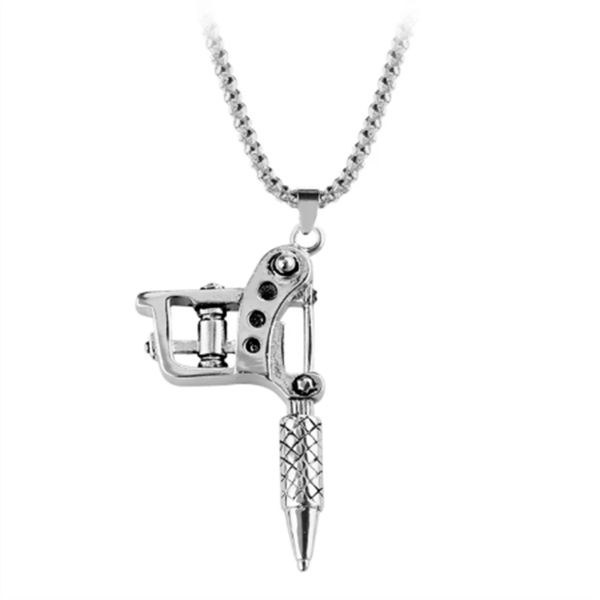 pendant necklaces tattoo machine tool necklace punk vintage for women & men hip hop rock gift jewelry choker wholesale, Silver
pendant necklaces tattoo machine tool necklace punk vintage for women & men hip hop rock gift jewelry choker wholesale, Silver