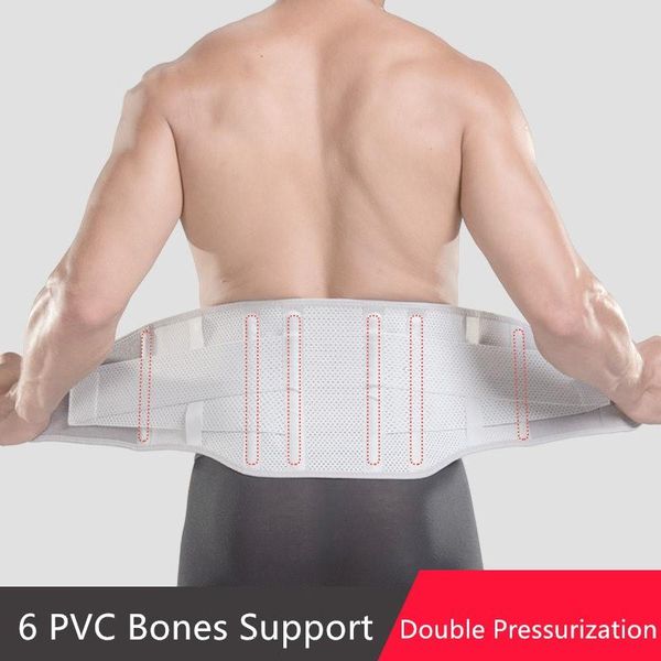 waist support gym lumbar belt orthopedic back brace fitness protection for men women sport safety with pvc bone breathable, Black;gray
waist support gym lumbar belt orthopedic back brace fitness protection for men women sport safety with pvc bone breathable, Black;gray