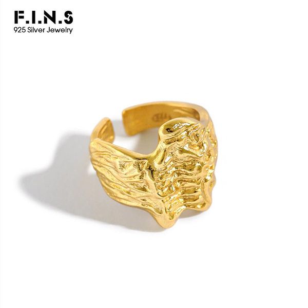 cluster rings f.i.n.s 925 sterling silver ring ins irregular uneven texture open wide finger for women men costume female fine jewelry, Golden;silver
cluster rings f.i.n.s 925 sterling silver ring ins irregular uneven texture open wide finger for women men costume female fine jewelry, Golden;silver