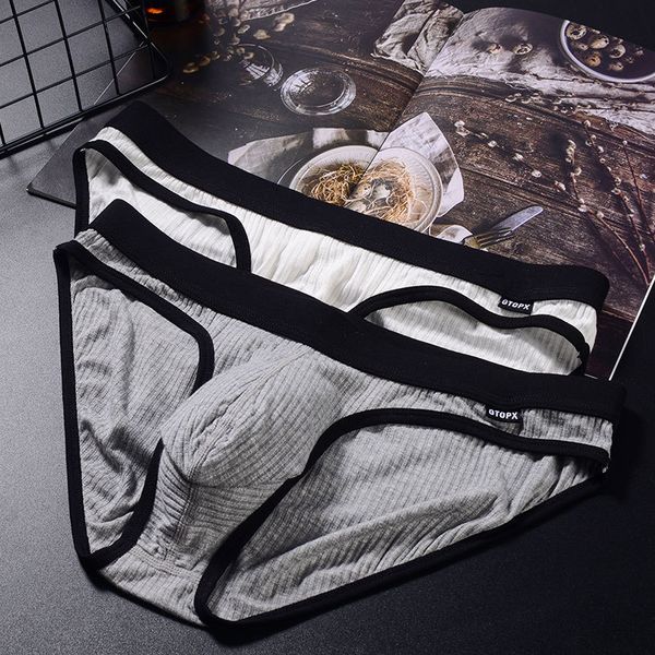 men's thread modal low waist underwear large bag u convex thin breathable single layer briefs g man, Black;white
men's thread modal low waist underwear large bag u convex thin breathable single layer briefs g man, Black;white