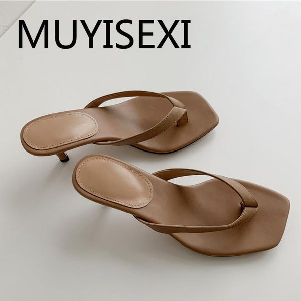 slippers arrival natural leather flip-flop 5.5cm high heels women mules pure color beach vacation daily wear sandals wmn27 muyisexi, Black
slippers arrival natural leather flip-flop 5.5cm high heels women mules pure color beach vacation daily wear sandals wmn27 muyisexi, Black