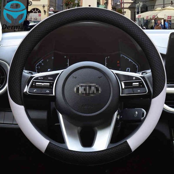 100% dermay brand leather car steering wheel cover for kia rio 2 3 4 x line kombi sedan auto accessories interior
100% dermay brand leather car steering wheel cover for kia rio 2 3 4 x line kombi sedan auto accessories interior